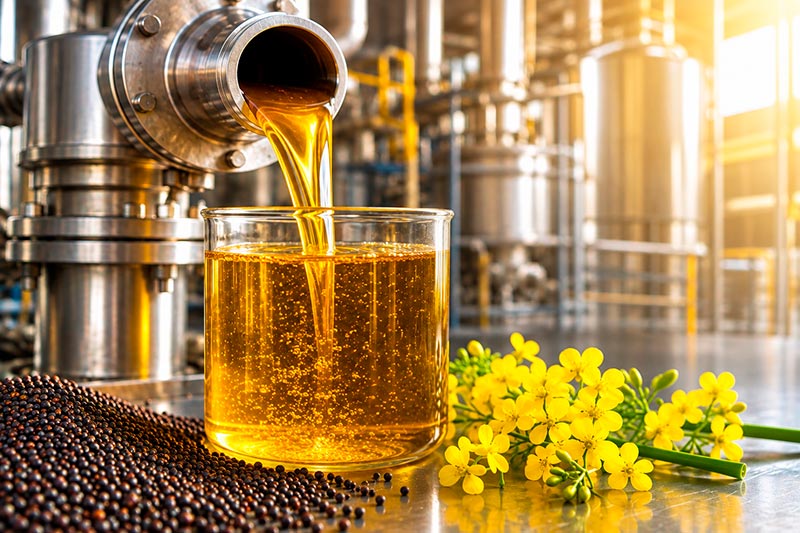 Óleo bruto de canola